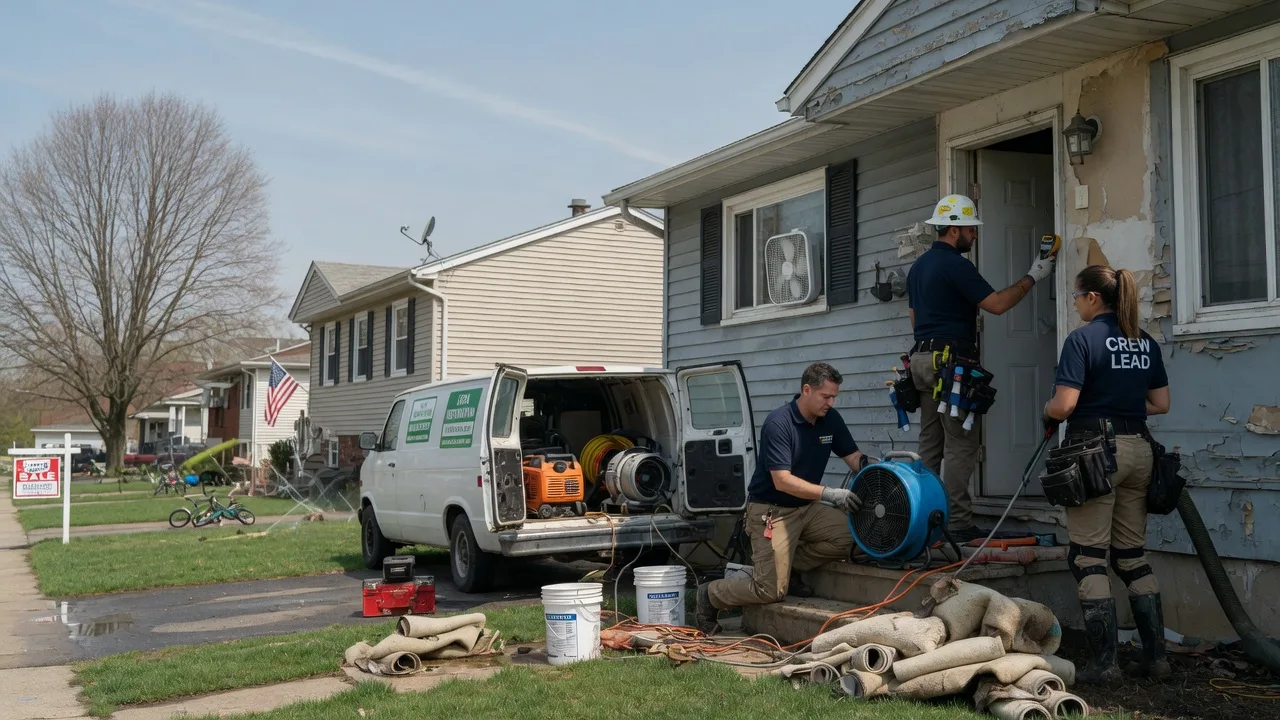Flood Cleanup in Bend, TX near me