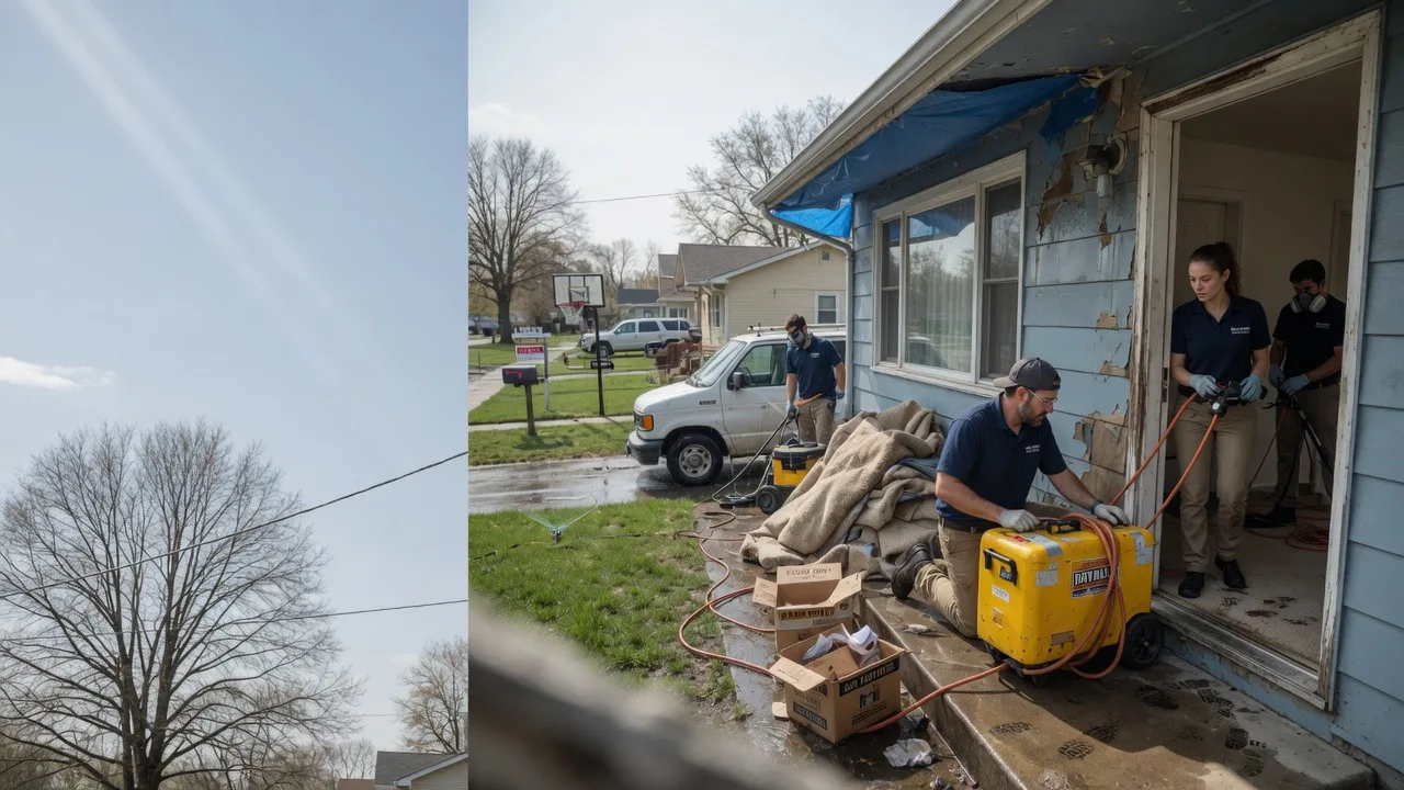Basement Flood Cleanup in Bend, TX near me